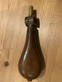 Leather and Brass Safety Flask