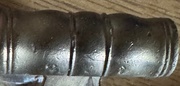 Decorative Intermediate Pipe in Brass